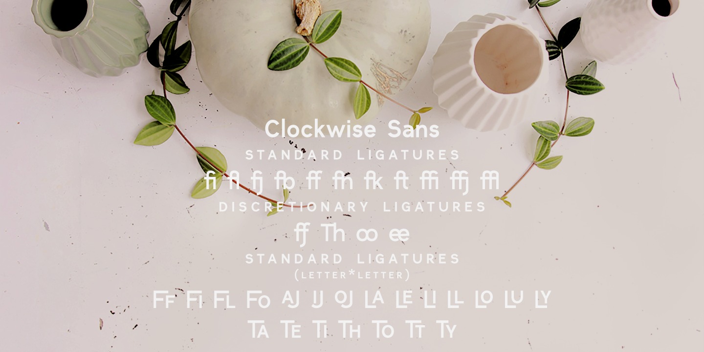 Przykład czcionki Clockwise Bold Italic